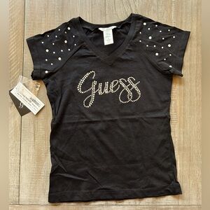 Rhinestone Guess logo tshirt